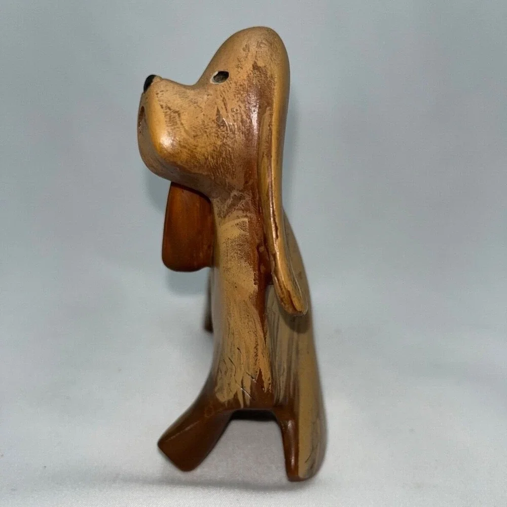 Lynda Pleet Menagerie Dog Figurine Cocker Spaniel Brown Tan 1994 Collectable